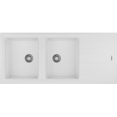 Teka STONE 80 B-TG 2C 1E WHITE Νεροχύτης Teka STONE 80 B-TG 2C 1E WHITE Νεροχύτης